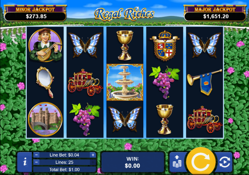Regal riches base game